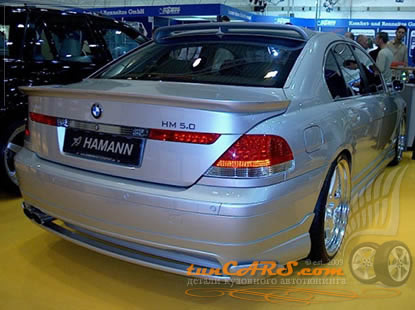 накладка на багажник BMW E65 Hamann