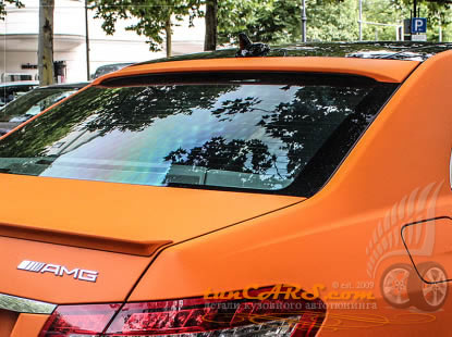 накладка E 63 AMG на стекло Mercedes W212