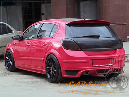 Opel Astra H тюнинг Rieger Hatchback